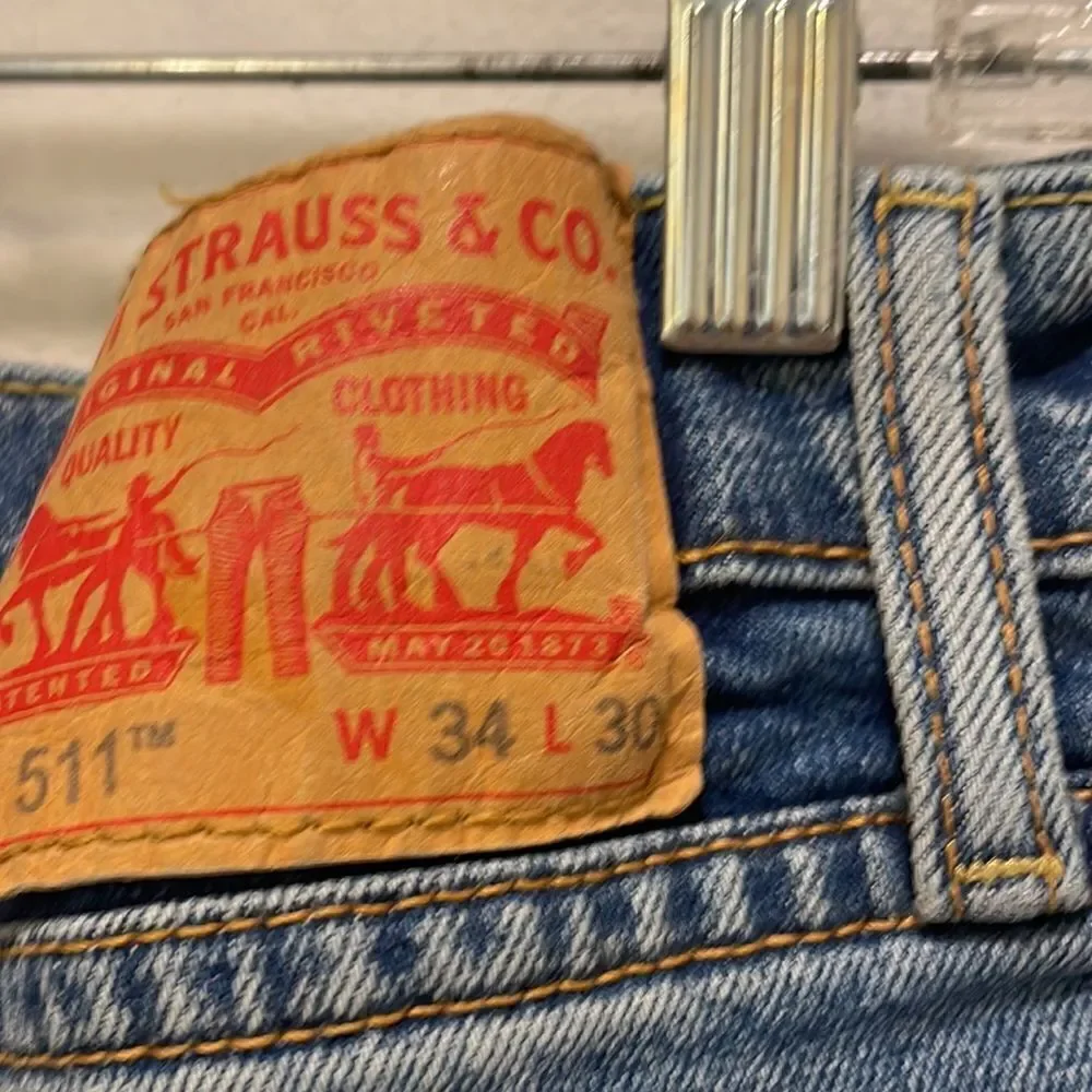 Levi’s Men 511 blue jeans